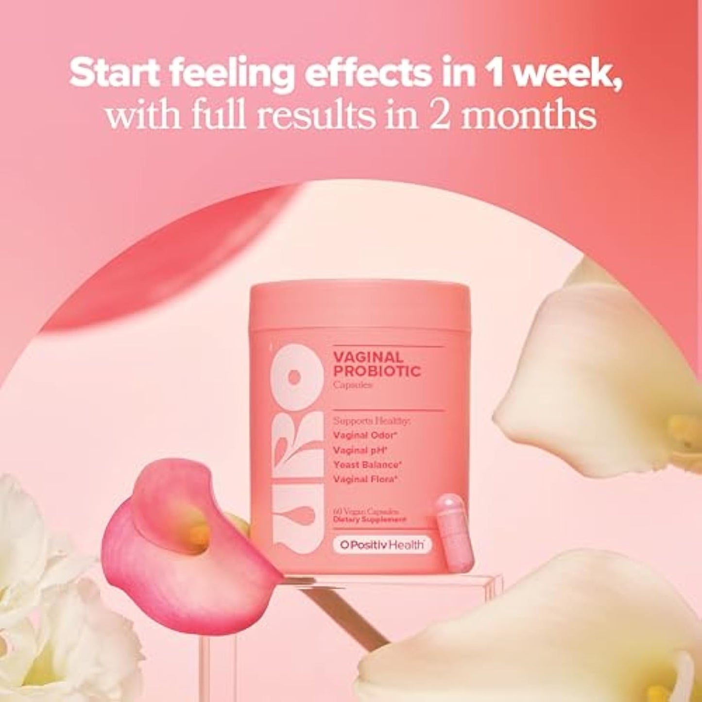 O Positiv URO Vaginal Probiotics 2PACK